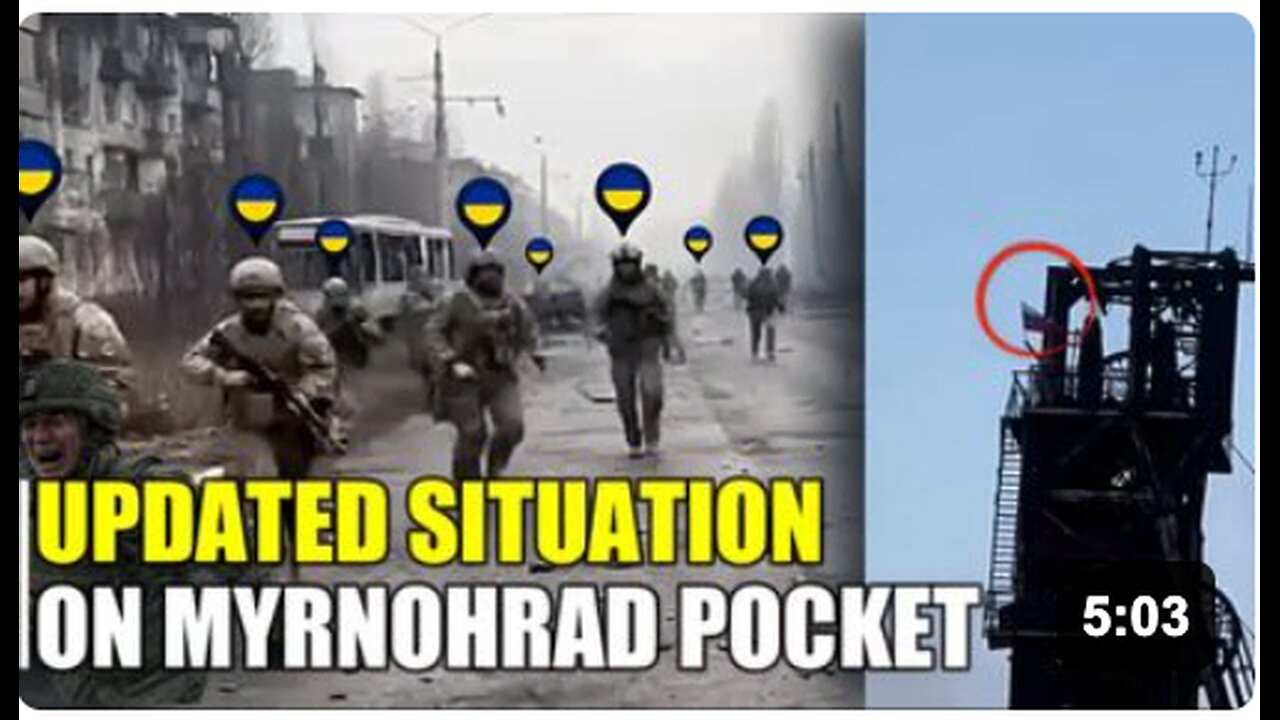 Russian army is capturing the Myrnohrad Mine while it smashes Ukraine mercilessly