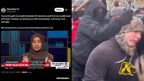 Ilhan Omar: "We've Shown Up With Compassion, Care…Shown What Real Resistance Looks Like"… Meanwhile…
