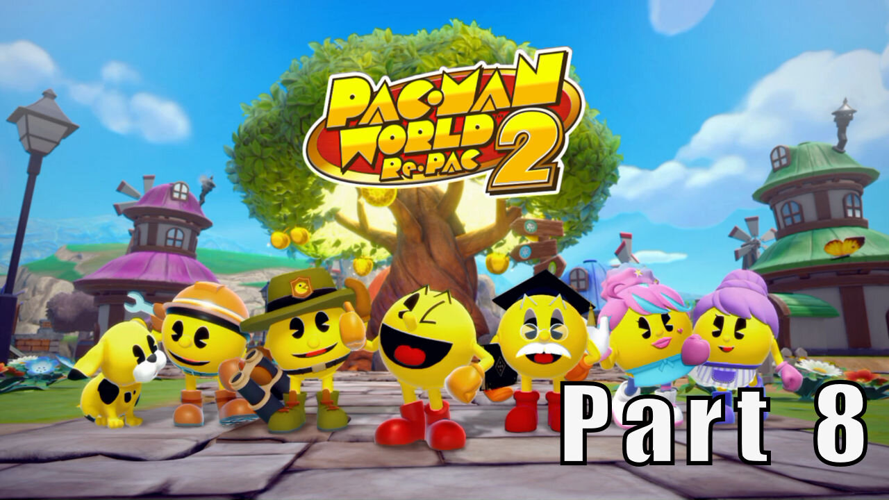 Let's Play, Pac Man world 2, Repac, Part 8, Blinky and the Caldera