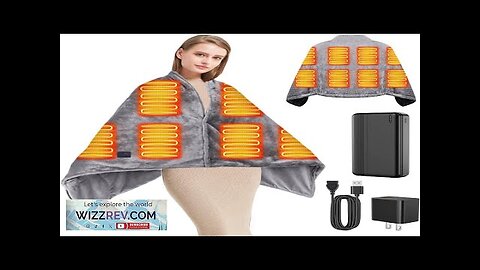 USB Heated BlanketPortable Heated BlanketCordless Electric Blanket with 20000mAH Review