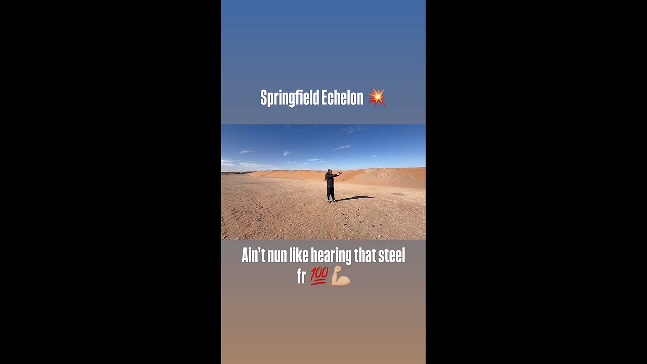 SPRINGFIELD ECHELON DOUBLE TAPS ON STEEL 💥