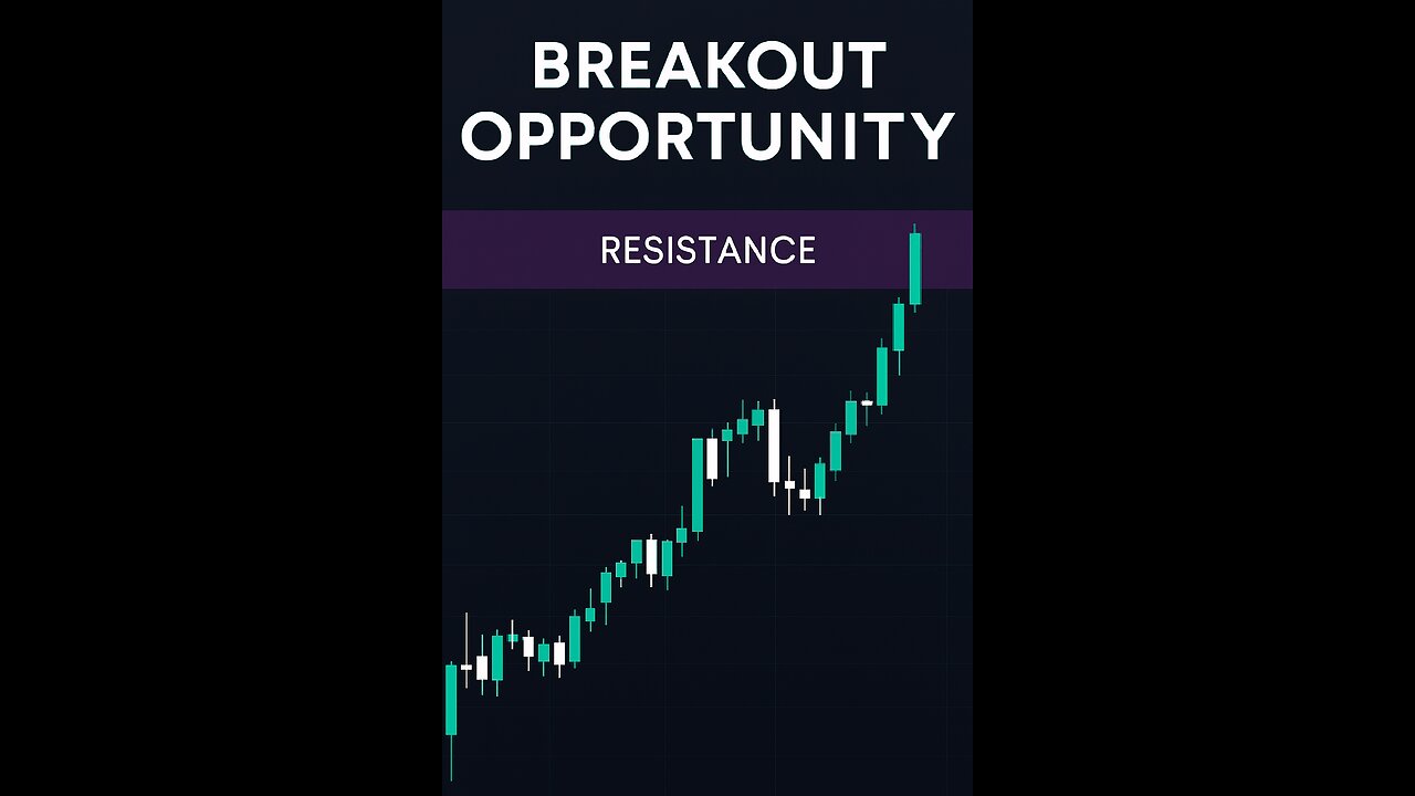 Breakout stock near resistance