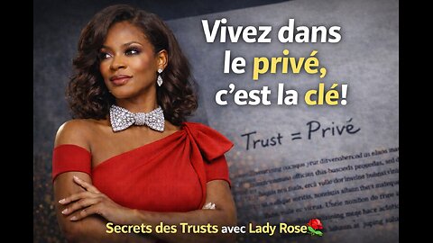 Vivez dans le privé, c'est la clé pour vos protéger! | Secrets des Trusts avec Lady Rose 🌹