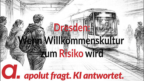 apolut fragt. KI antwortet: Dresden – Wenn Willkommenskultur zum Risiko wird