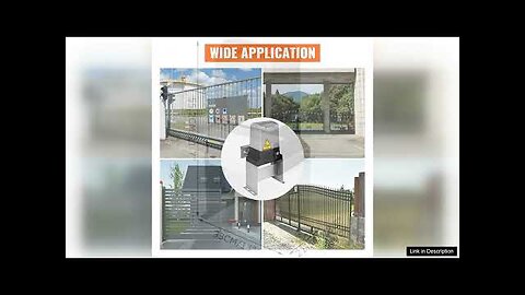 Vevor 3300lbs Automatic Sliding Gate Opener Driveway Operator Infrared Sensor Review