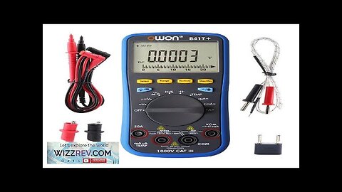 OWON B41T+ 4 1/2 Digital Multimeter With Bluetooth True RMS Tester Meter Review