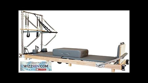 Pilates Reformer Machine Wood Foldable Pilates Machine Equipment for Home Workout Review