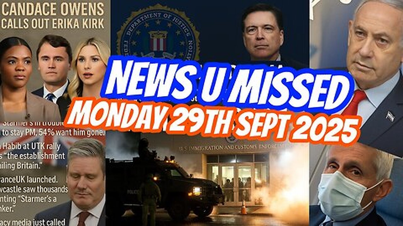 NEWS U MISSED MONDAY 29TH SEPT 2025 WITH DREW DEMI