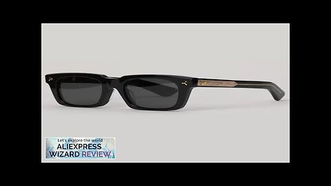 Handmade Top Quality Square acetate sunglasses QUENTIN men women Luxury Brand Designer Review