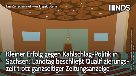 Erfolg gegen Kahlschlag in Sachsen: Landtag beschließt Qualifizierungszeit trotz Zeitungsanzeige