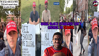 WOKE Black Students HUMILIATES themselves RAGING over MAGA debate on campus