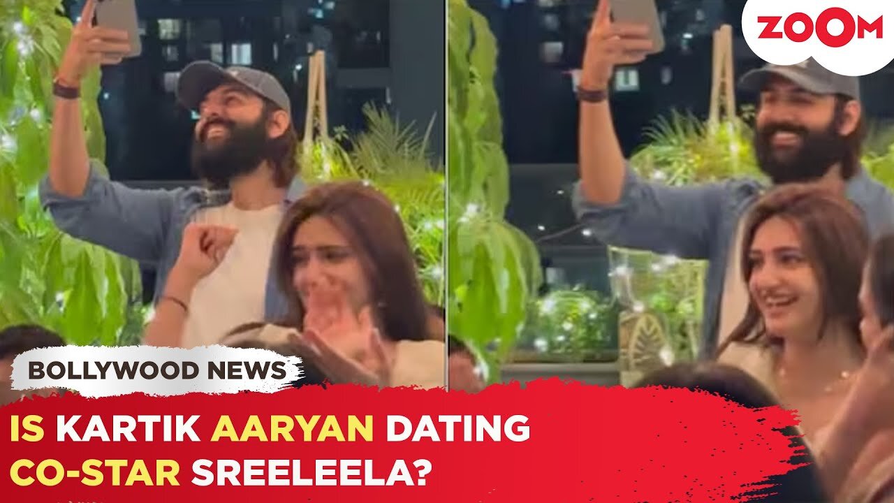 Kartik Aaryan and Sreeleela DATING? Inside party video of the new couple goes VIRAL