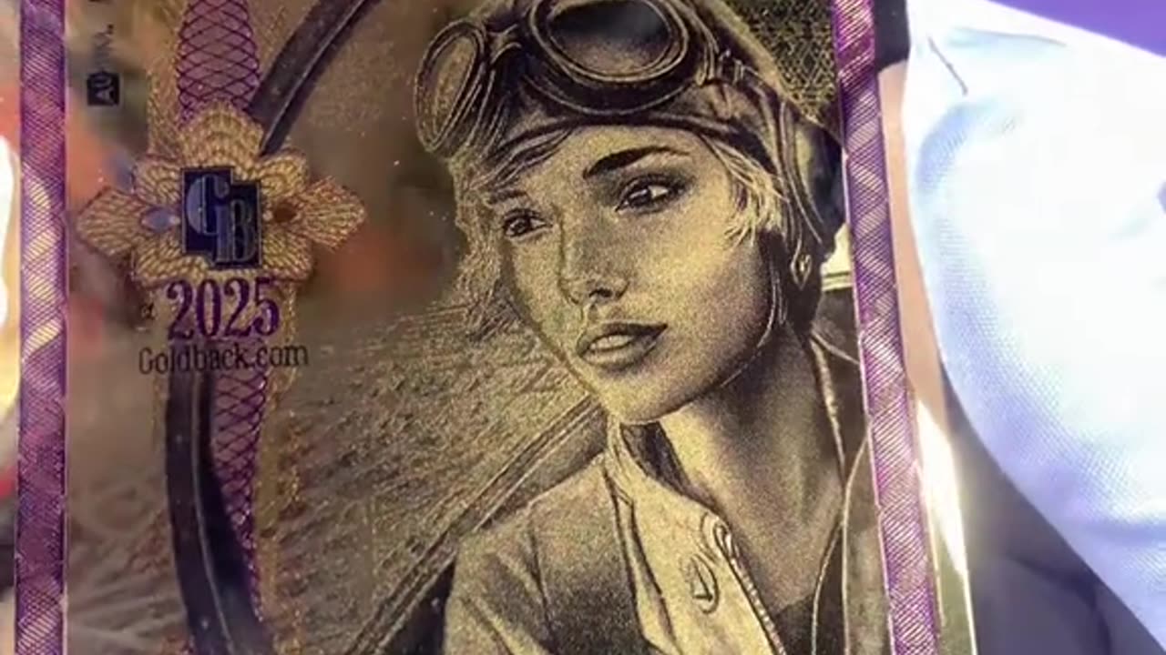 V19 FLORIDA 50 DOLLAR GOLDBACK.