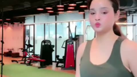 today live gym Indian beautiful hot girls Anika Pal pat-2