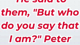 “Peter’s Great Confession” Mark 8:29.#shortvideo #youtubeshorts #ytshorts #shorts #youtube #reels