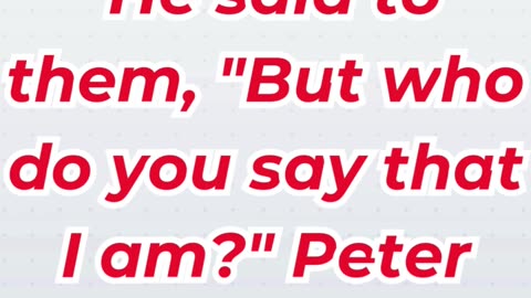 “Peter’s Great Confession” Mark 8:29.#shortvideo #youtubeshorts #ytshorts #shorts #youtube #reels