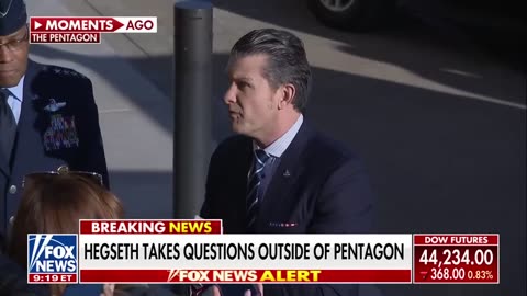 Pete Hegseth answers questions at Pentagon: Trump's orders 'will be executed'