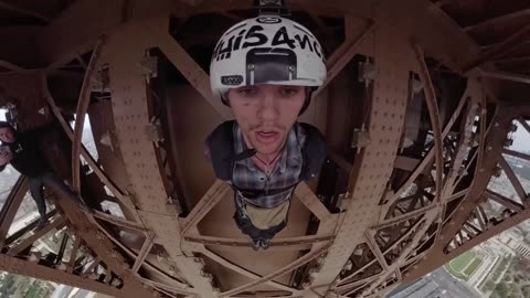😮🏞️ Insane BASE Jump from Eiffel Tower for Mental Health! | FeedMyCuriosity