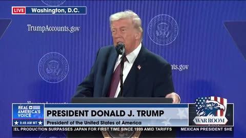 POTUS SAYS S&P HITS 5000 FOR THE FIRST TIME EVER!