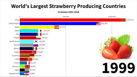 18 - World's Largest Strawberry Producing Countries