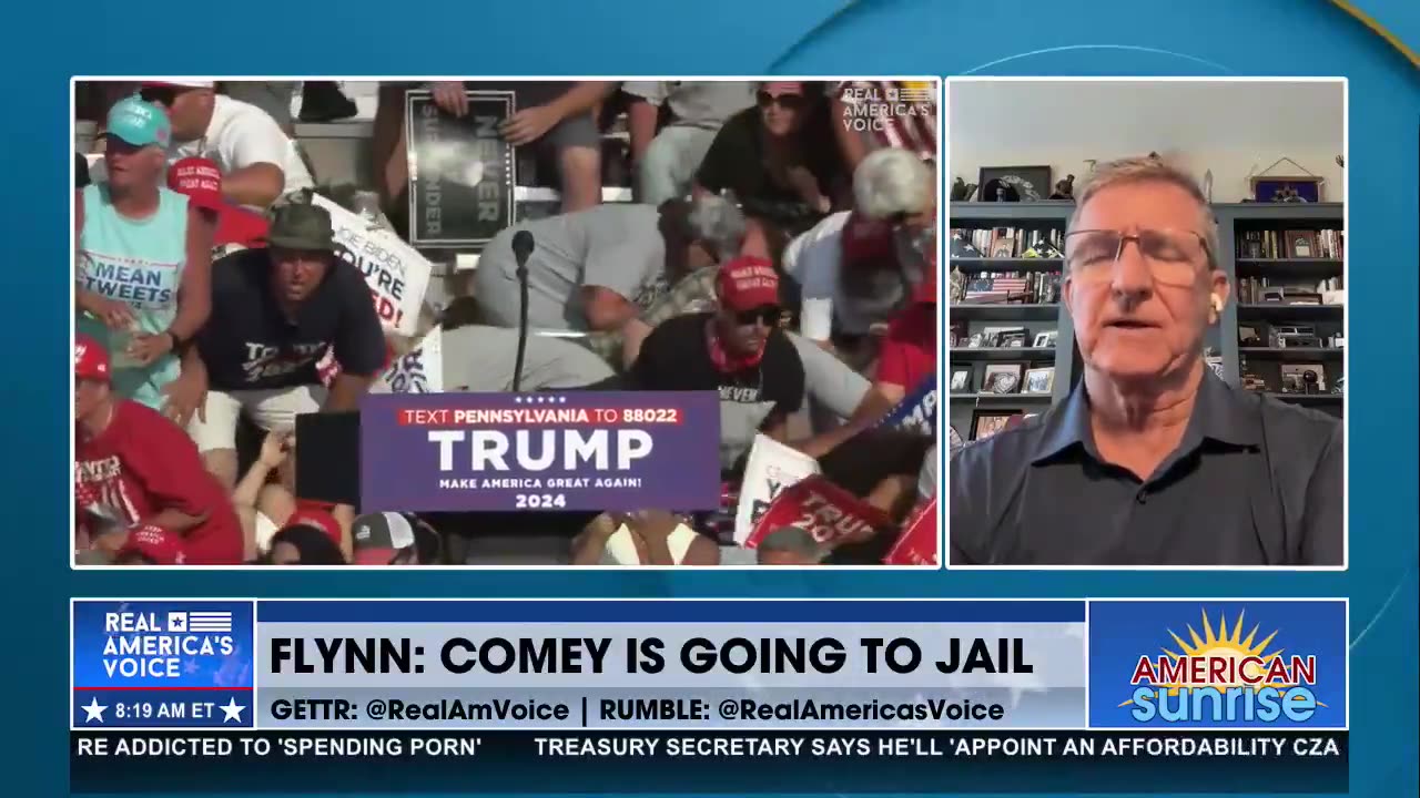 GEN. FLYNN: COMEY GOING TO JAIL His connection to two assassination attempts on Trump