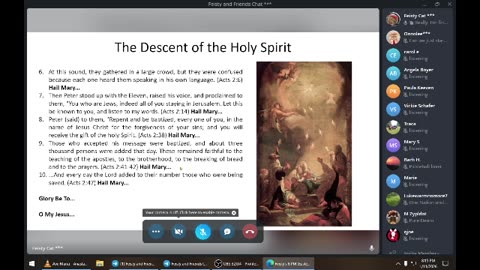 Feisty's 8 PM (Eastern) Scriptural Rosary