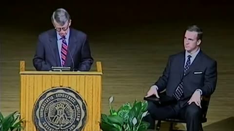 October 26, 2004 - Peyton Manning Ubben Lecture at DePauw University (Complete)