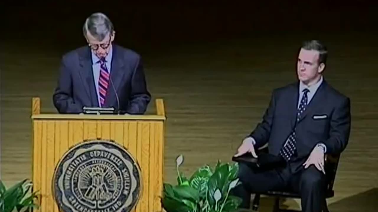 October 26, 2004 - Peyton Manning Ubben Lecture at DePauw University (Complete)