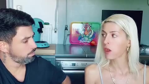 Funny husband and wife