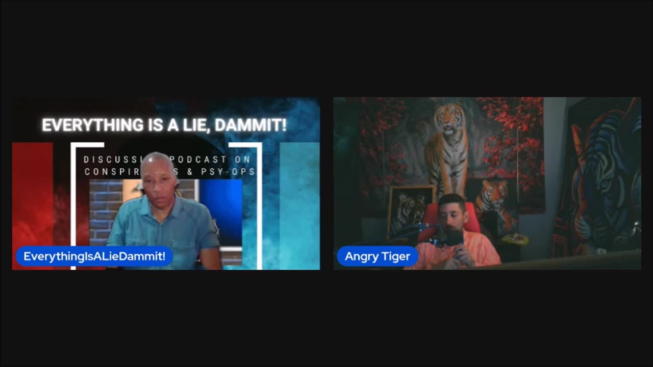 EverythingIsALieDammit! A VERY Politically Incorrect Conversation with ANGRY TIGER
