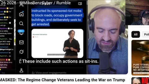 CIA - Subversion and Training Rioters in MN - Color Revolutionists - Must Be Stopped - 1-28-26