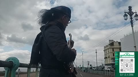 Jazz Nano Street Edition: Busking in Brighton/Hove, England: 2025 Tour in UK