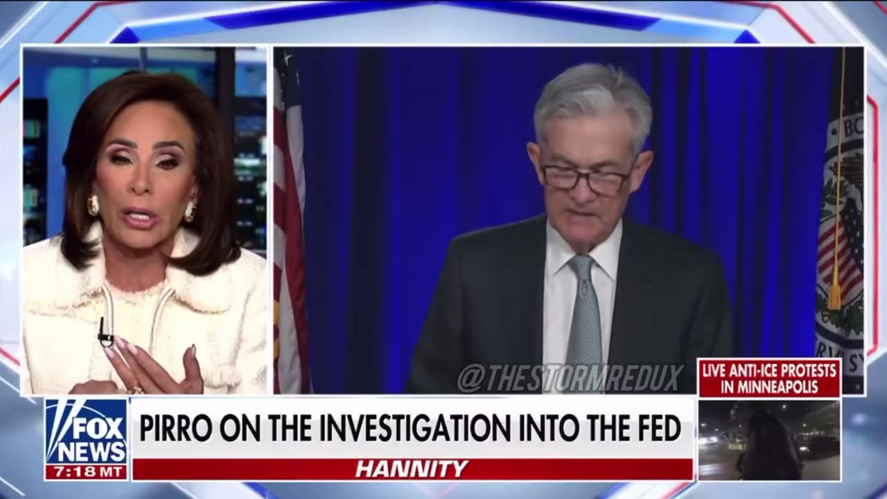 Jeanine Pirro on Fed Chairman Jerome Powell