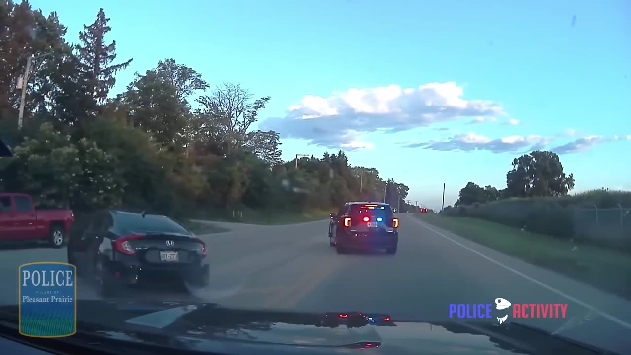 Driver crashes into police cars during 100-mph chase from Wisconsin to Illinois
