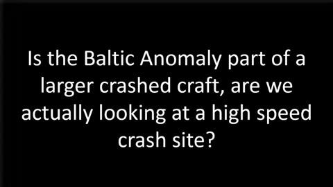 The Baltic Sea Anomaly Update