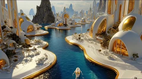 Journey Through a Golden Luxury City (4K)