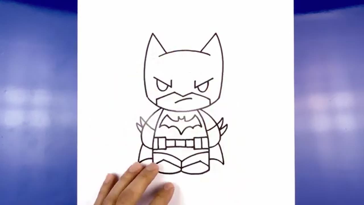 How to Draw Batman Step by Step Tutorial