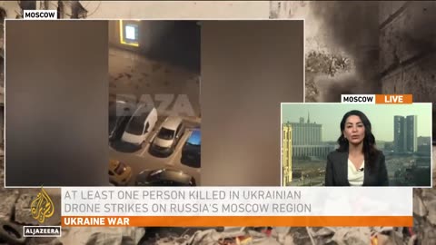 Ukraine Launches Massive Drone Attack On Moscow