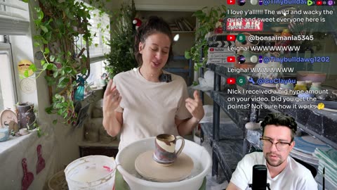 Live 🔴 Episode 167 Swan City Ceramics 🦢 Pottery Livestream