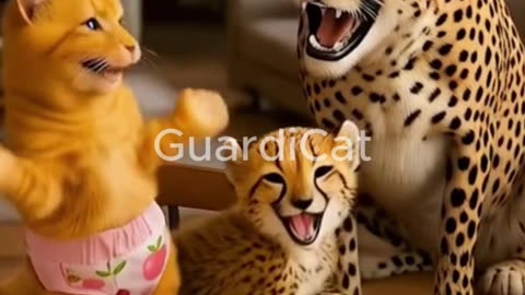 Kitten's Cunning Plan: A Cheetah's Surprising Feast
