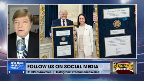 MARIA MOCHADO GIVES PRES. TRUMP THE RESPECT HE DESERVES