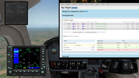 x-plane 11 with FSEconomy and REP