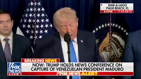 Trump says the US will run Venezuela for now