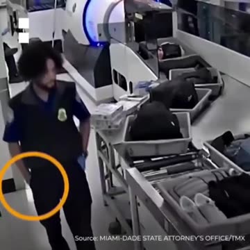 Robbing as they protect the flying public