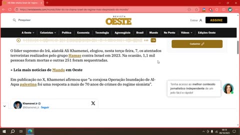 Irã_ líder chama Israel de 'regime mais desprezado do mundo'.mp4