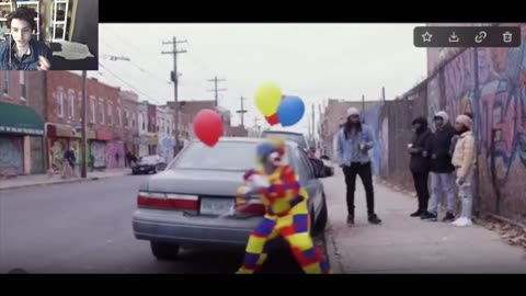 Clown Acts Silly In The Hood In Front Of People Fake Video With Commentary