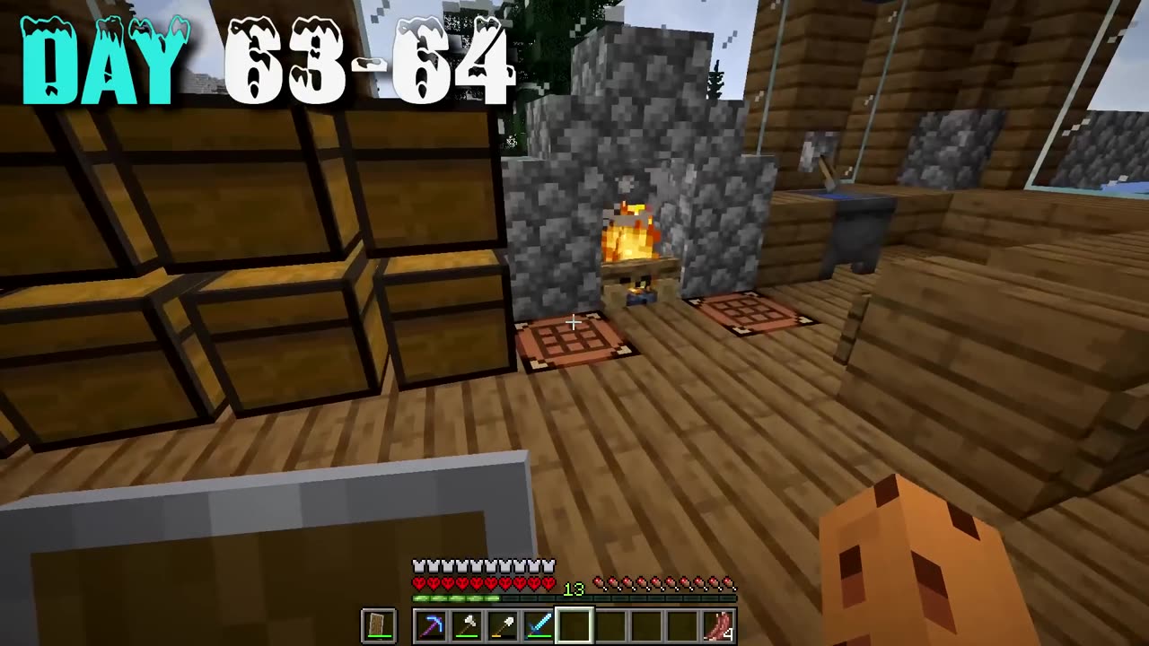 I Survived 100 Days in ANTARCTICA in Hardcore Minecraft... Here's What Happened