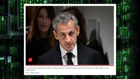Frances Ex President Sarkozy to Be Released From Prison After 20 Days