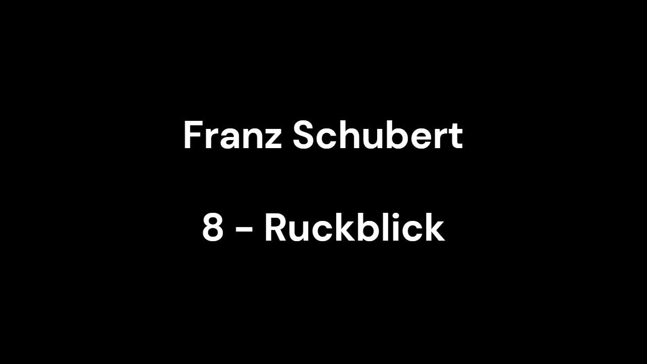 8 - Ruckblick