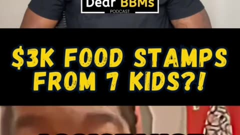 $3K in food stamps for 7 kids